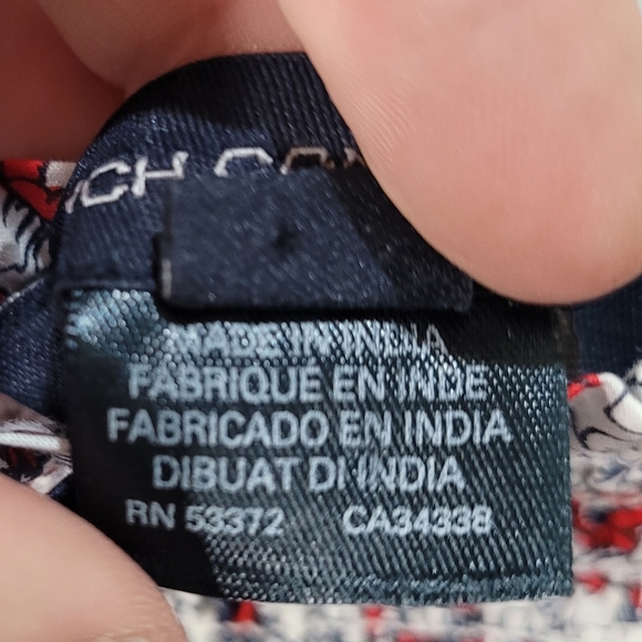 FRENCH CONNECTION Size Large Floral Print Balloon Sleeve - Picture 5 of 6